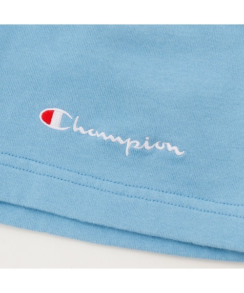 Champion（チャンピオン）の「【Champion/チャンピオン】キッズ キャンパス スウェットショーツ（スウェットパンツ・キッズ・グリーン/サックスブルー/オレンジ・110/130/100/120/140）」の6枚目の写真
