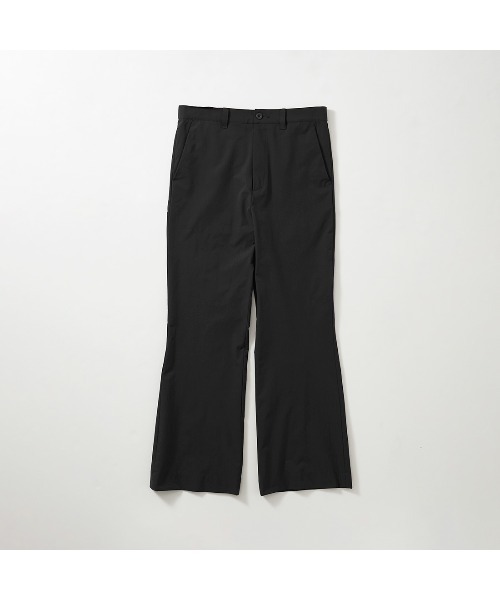 CHRONE(クロネ)の「CHRONE borderless straight trousers -female-(スラックス・レディース・ブラック/ベージュ/ネイビー・S/M/L)」の1枚目の写真