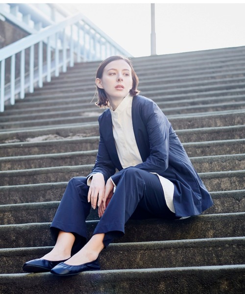 CHRONE(クロネ)の「CHRONE borderless straight trousers -female-(スラックス・レディース・ブラック/ベージュ/ネイビー・S/M/L)」の21枚目の写真