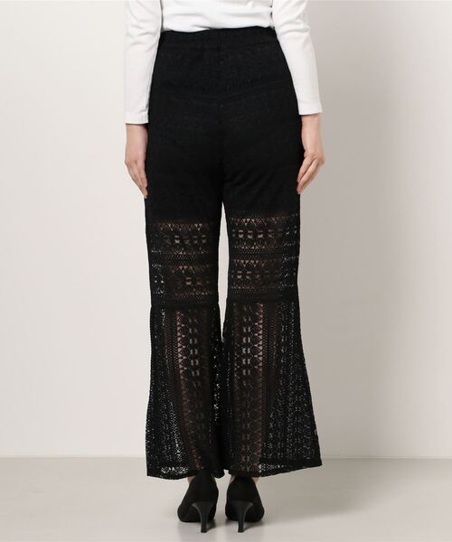 NOMAE（ノーマエ）の「【NOMAE】レースフレアPT（その他パンツ・レディース・アイボリー/ブラック/ホワイト/ライトブラウン・FREE）」の6枚目の写真