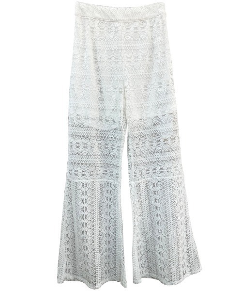 NOMAE（ノーマエ）の「【NOMAE】レースフレアPT（その他パンツ・レディース・アイボリー/ブラック/ホワイト/ライトブラウン・FREE）」の21枚目の写真