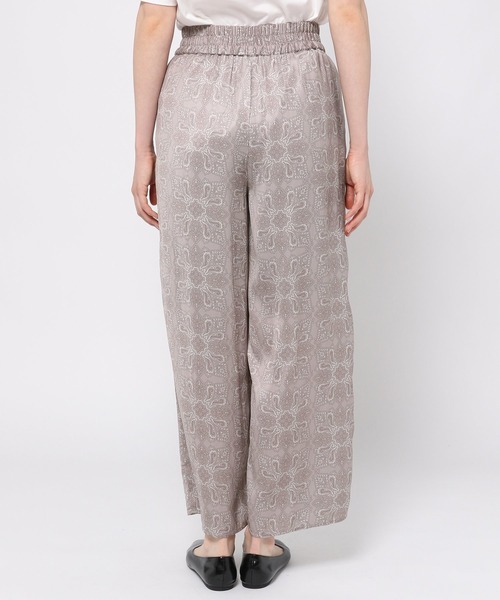 GLOBAL WORK（グローバルワーク）の「サテンリラックス柄イージー/942422（その他パンツ・レディース・ネイビー/ブラック系その他/ベージュ系その他/ダークブラウン・MEDIUM/LARGE）」の10枚目の写真