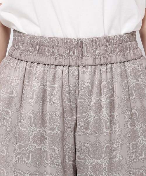 GLOBAL WORK（グローバルワーク）の「サテンリラックス柄イージー/942422（その他パンツ・レディース・ネイビー/ブラック系その他/ベージュ系その他/ダークブラウン・MEDIUM/LARGE）」の17枚目の写真