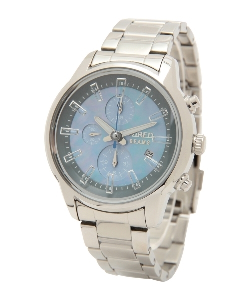 SEIKO（セイコー）の「Wired × BEAMS / Vol.18 SS クロノ（アナログ腕時計・メンズ・ブルー/シルバー・ONE SIZE）」の15枚目の写真