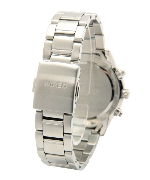 SEIKO（セイコー）の「Wired × BEAMS / Vol.18 SS クロノ（アナログ腕時計・メンズ・ブルー/シルバー・ONE SIZE）」の8枚目の写真