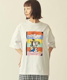 info. BEAUTY&YOUTH（インフォビューティアンドユース）の「【WEB限定】 ＜OSAMU GOODS（R）＞×＜info. BEAUTY&YOUTH＞ PRINT TEE/Tシャツ：（Tシャツ/カットソー・メンズ）」