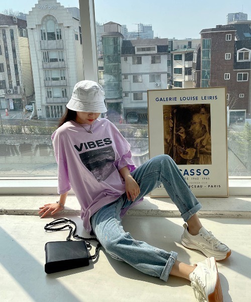 CEMONEMO（セモネモ）の「ハイウエスト 無地デニム テーパード パンツ（デニムパンツ・レディース・インディゴブルー・S/M/L）」の3枚目の写真