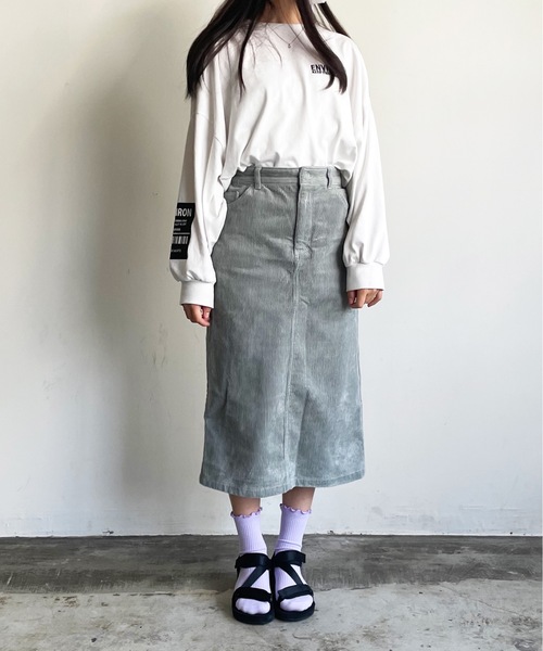 SHIZUTA（シズタ）の「SZT:キッズ&ジュニア＆レディース　メロウ フリル リブソックス 3足セット（ソックス/靴下・キッズ・グレー/ピンク/セージグリーン/ベージュ・M/L/LL）」の18枚目の写真