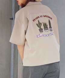 179/WG | 後ろ刺繍ボーリングシャツ(シャツ/ブラウス)