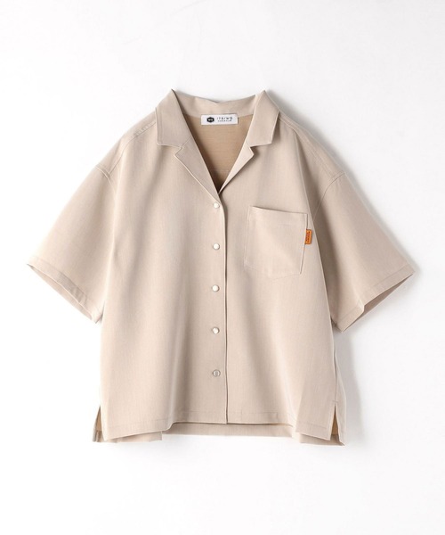 179/WG（イチナナキュウダブルジー）の「後ろ刺繍ボーリングシャツ（シャツ/ブラウス・レディース・グリーン/ブルー/ブラック/ベージュ・MEDIUM）」の6枚目の写真