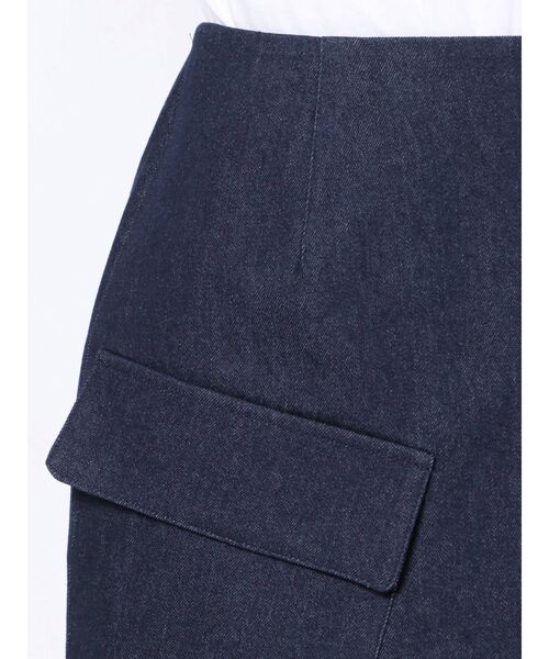 dazzlin（ダズリン）の「サイドポケットイレミニスカート（スカート・レディース・ベージュ/インディゴブルー・SMALL/MEDIUM）」の10枚目の写真