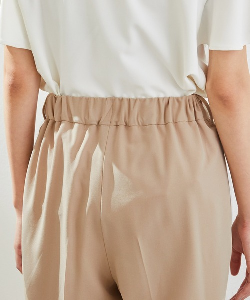 ROPE' PICNIC（ロペピクニック）の「【セットアップ対応】麻調タックテーパードパンツ（その他パンツ・レディース・ネイビー/ベージュ/モスグリーン・38/36/40）」の7枚目の写真