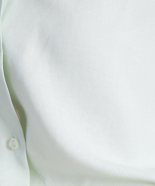 qualite（カリテ）の「レーヨンリネンシアーシャツ（シャツ/ブラウス・レディース・グリーン/キャメル/ブラック・フリー）」の16枚目の写真