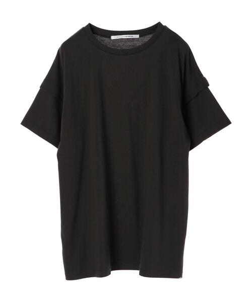 RAY CASSIN FAVORI（レイカズンフェバリ）の「・RAY CASSIN ＳＥＴ２点　レースエリ×チュニックＴ＊（Tシャツ/カットソー・レディース・チャコールグレー/オフホワイト/ベージュ/ブラック・FREE）」の12枚目の写真