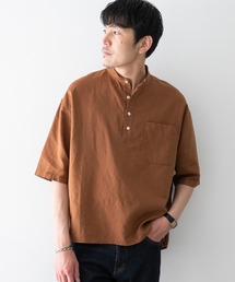 URBAN RESEARCH ROSSO MEN | 【一部WEB限定カラー】リネンヘンリーネックシャツ(シャツ/ブラウス)