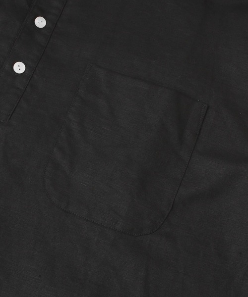 URBAN RESEARCH ROSSO MEN（アーバンリサーチロッソメン）の「【一部WEB限定カラー】リネンヘンリーネックシャツ（シャツ/ブラウス・メンズ・ブラウン/ブラック/カーキ・X-LARGE/SMALL/LARGE/MEDIUM）」の20枚目の写真