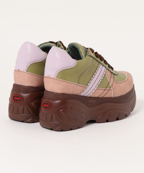 YOSUKE（ヨースケ）の「「YOSUKE/ヨースケ」厚底レースアップスニーカー（スニーカー・レディース・ブラック/ベージュ/オリーブ/アイボリー・23/24/25/22.5/24.5/23.5）」の5枚目の写真