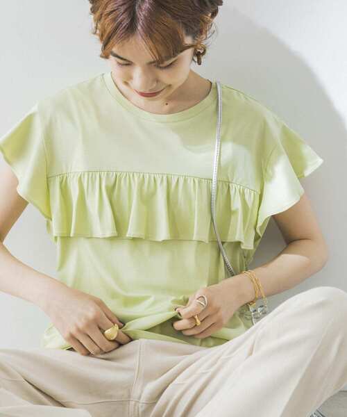 URBAN RESEARCH（アーバンリサーチ）の「フロントフリルカットソー（T