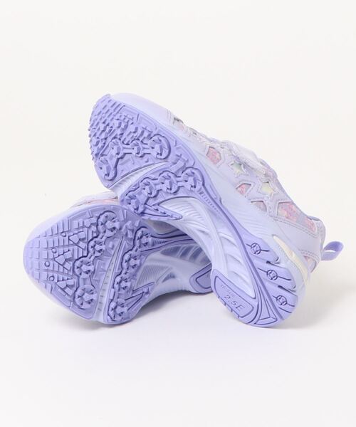 瞬足（シュンソク）の「瞬足 シュンソク V8 キッズ スニーカー【軽量】 LC-716（スニーカー・キッズ・パープル・16.5cm/20.0cm/16.0cm/18.0cm/17.0cm/17.5cm/18.5cm/19.5cm/19.0cm）」の3枚目の写真