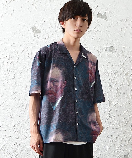 MinoriTY（マイノリティ）の「ゴッホ柄半袖開襟シャツ（シャツ/ブラウス・メンズ・D・M/L）」の2枚目の写真