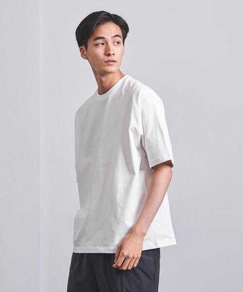 UNITED ARROWS（ユナイテッドアローズ）の「＜UNITED ARROWS＞ ドライ/コットン Tシャツ（Tシャツ/カットソー・メンズ・ホワイト/ダークグレー/イエロー/ケリー/オレンジ/ロイヤルブルー・SMALL/LARGE/X-LARGE/MEDIUM）」の2枚目の写真