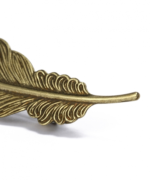 Another Edition（アナザーエディション）の「フェザーモチーフバレッタ/ AE Feather MTF B（バレッタ/ヘアクリップ・レディース・ゴールド/シルバー・フリー）」の4枚目の写真