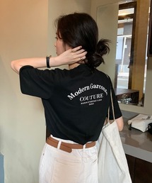 バックロゴカジュアルＴシャツ
