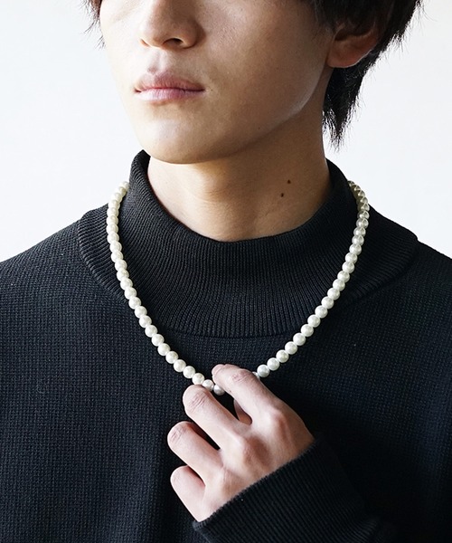 ユニセックス パールネックレス unisex SPINNS ネックレス パールネックレス/50cm/ユニセックス メンズ