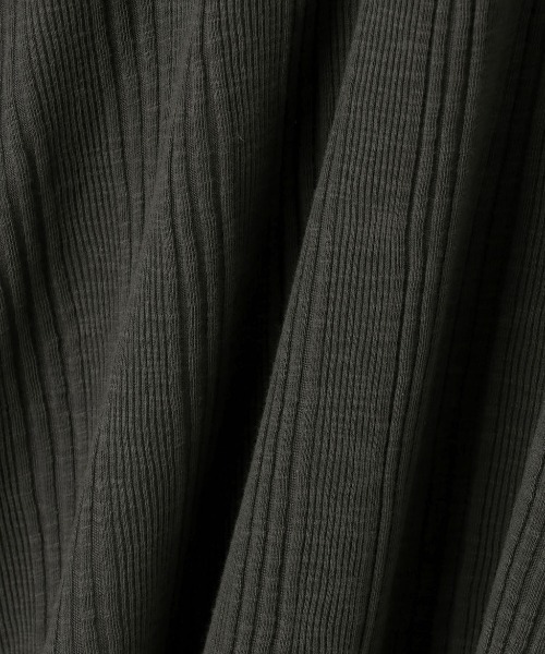 ALEXIA STAM（アリシアスタン）の「【GIANNA 2021 Summer #2 掲載】Rib Volume Maxi Dress/リブボリュームマキシドレス（ワンピース・レディース・チャコールグレー/オレンジ/グリーン・FREE）」の8枚目の写真