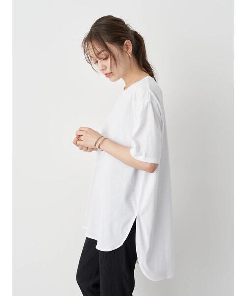 earth music&ecology(アースミュージックアンドエコロジー)の「SET2点スラブケーブルベスト+カットチュニック *(ニット/セーター・レディース・ベージュ/アイボリー/ミント/ライトグレー・FREE)」の13枚目の写真