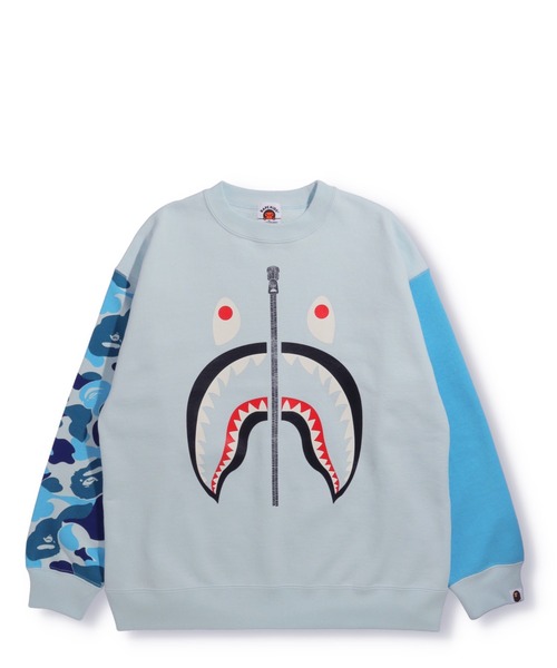 BIG ABC CAMO SHARK OVERSIZED CREWNECK JR