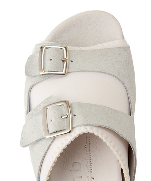 Ray BEAMS（レイビームス）の「Amb / トリコット Wベルト サンダル（サンダル・レディース・ホワイト/ブラック・36/35/38/37）」の11枚目の写真