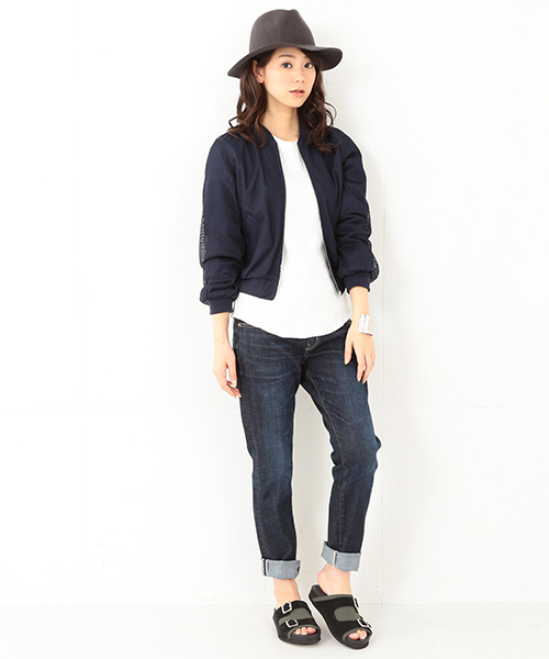 Ray BEAMS（レイビームス）の「Amb / トリコット Wベルト サンダル（サンダル・レディース・ホワイト/ブラック・36/35/38/37）」の5枚目の写真