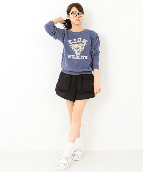 Ray BEAMS（レイビームス）の「Amb / トリコット Wベルト サンダル（サンダル・レディース・ホワイト/ブラック・36/35/38/37）」の6枚目の写真