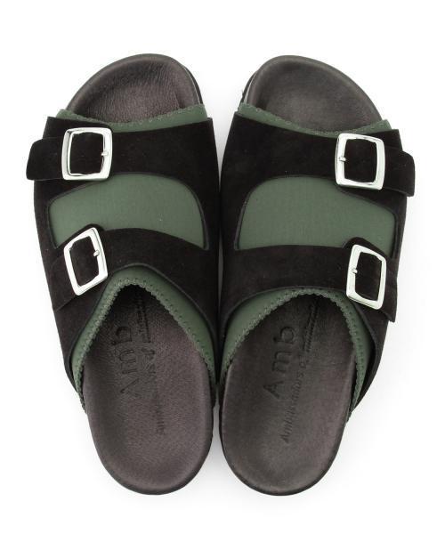 Ray BEAMS（レイビームス）の「Amb / トリコット Wベルト サンダル（サンダル・レディース・ホワイト/ブラック・36/35/38/37）」の21枚目の写真