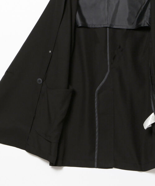 Ray BEAMS（レイビームス）の「Ray BEAMS / 4ボタン ダブル ソフト テーラードジャケット（テーラードジャケット・レディース・ブラック/ダークブラウン/ブルー系その他3・ONE SIZE）」の14枚目の写真