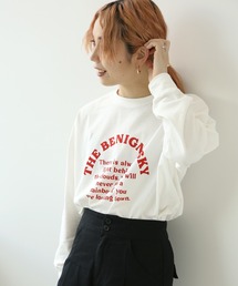 Simplicite | ハーフサークルロゴロンT◆(Tシャツ/カットソー)