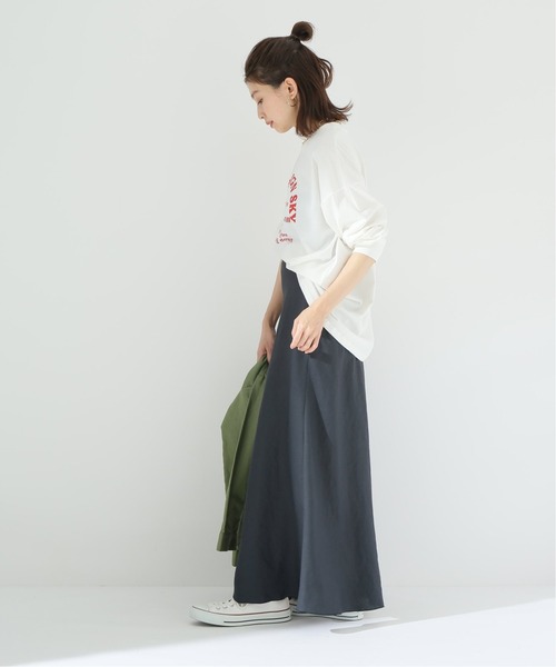 Simplicite（サンプリシテ）の「ハーフサークルロゴロンT◆（Tシャツ/カットソー・レディース・ブラック/ホワイト・FREE）」の7枚目の写真