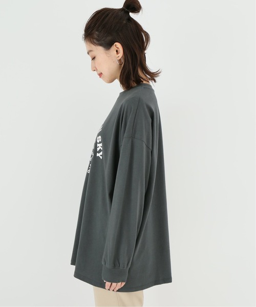 Simplicite（サンプリシテ）の「ハーフサークルロゴロンT◆（Tシャツ/カットソー・レディース・ブラック/ホワイト・FREE）」の10枚目の写真