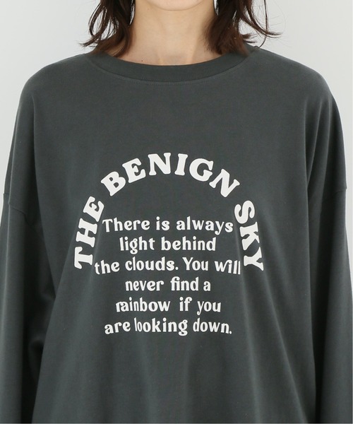 Simplicite（サンプリシテ）の「ハーフサークルロゴロンT◆（Tシャツ/カットソー・レディース・ブラック/ホワイト・FREE）」の12枚目の写真