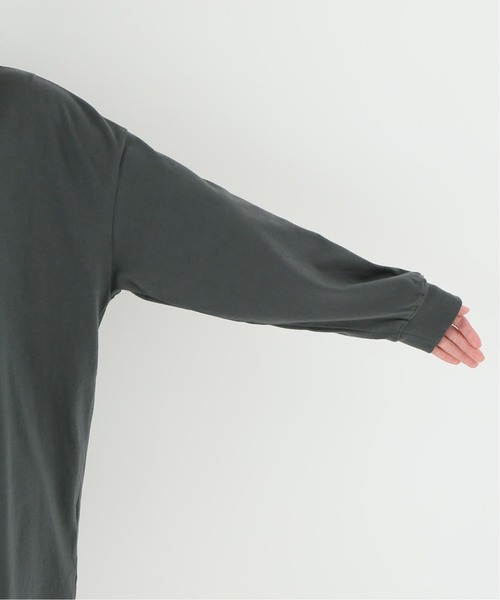 Simplicite（サンプリシテ）の「ハーフサークルロゴロンT◆（Tシャツ/カットソー・レディース・ブラック/ホワイト・FREE）」の14枚目の写真