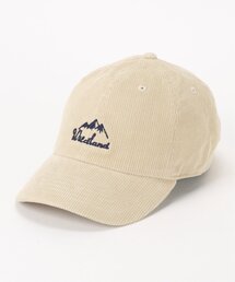 DOUBLE NAME | コーデュロイ刺繍CAP(キャップ)