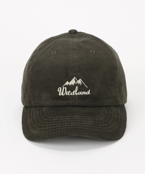 DOUBLE NAME(ダブルネーム)の「コーデュロイ刺繍CAP(キャップ・レディース・ブラック/キナリ/モスグリーン/モカ・FREE)」の9枚目の写真