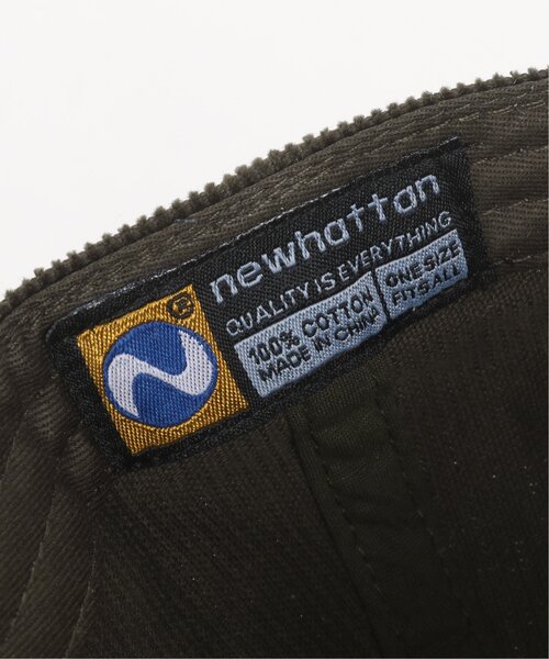 DOUBLE NAME(ダブルネーム)の「コーデュロイ刺繍CAP(キャップ・レディース・ブラック/キナリ/モスグリーン/モカ・FREE)」の8枚目の写真