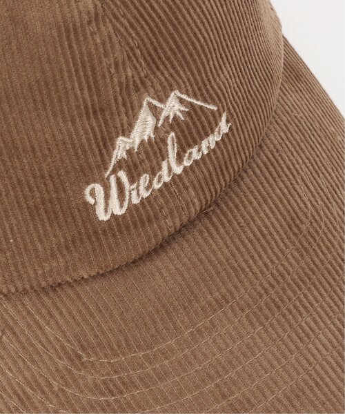 DOUBLE NAME(ダブルネーム)の「コーデュロイ刺繍CAP(キャップ・レディース・ブラック/キナリ/モスグリーン/モカ・FREE)」の6枚目の写真