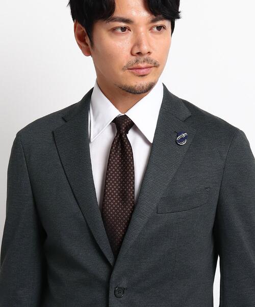 TAKEO KIKUCHI(タケオキクチ)の「◆抗ウイルス 網代(アジロ)プリント ジャケット(スーツジャケット・メンズ・チャコールグレー/ブラウン系その他・02/03/04)」の3枚目の写真