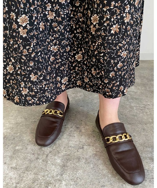 MLI'A（エムリア）の「チェーンローファー（ローファー・レディース・ブラック/ブラウン・M/L）」の3枚目の写真