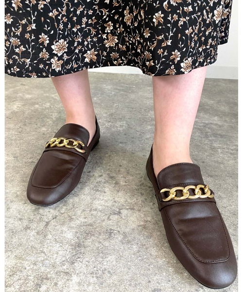 MLI'A（エムリア）の「チェーンローファー（ローファー・レディース・ブラック/ブラウン・M/L）」の7枚目の写真