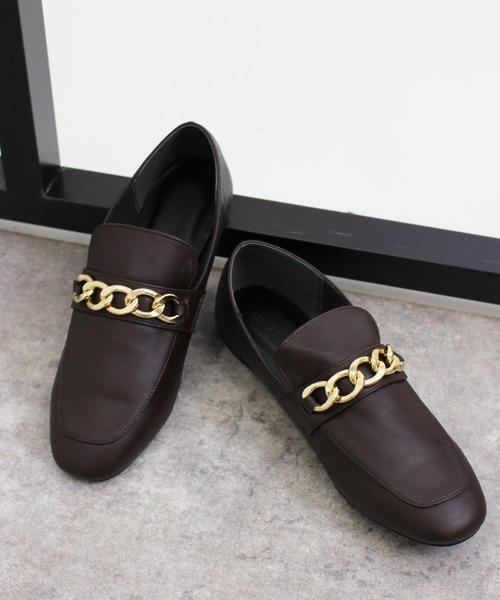 MLI'A（エムリア）の「チェーンローファー（ローファー・レディース・ブラック/ブラウン・M/L）」の6枚目の写真