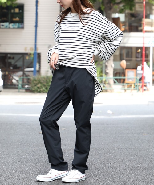 Printstar(プリントスター)の「【Printstar】dry stretch tapered pants / ドライ ストレッチ テーパードパンツ ※(スラックス・メンズ・ブラック/ネイビー/グレー・M/S/L/LL)」の8枚目の写真